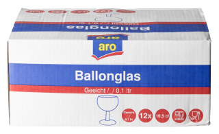 aro Ballonglas 195 ml - 12 Stück