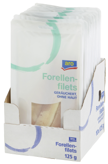 aro MAP Forellenfilets - 10 x 125 g Packungen