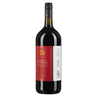 Casalina Di Siziano Primitivo di Manduria Rotwein trocken - 6 x 1,50 l Flaschen