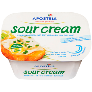 Apostels Sour Cream 8 % Fett 250 g Becher