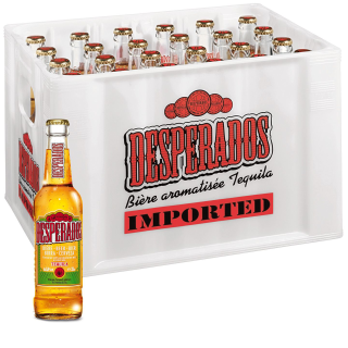 Desperados Tequila Flavoured Bier 5.9 % Vol. - 24 x 0,33 l Flaschen