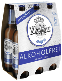 Warsteiner Pilsener Alkoholfrei - 6 x 0,33 l Flaschen