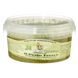 Casa Lombardi Frische Pesto Genovese, italienisches Pesto mit Basilikumzubereitung - 1 x 450 g Stück