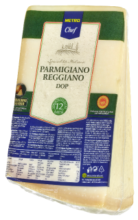 METRO Chef Parmigiano Reggiano DOP, 32 % Fett i. Tr., 12 Monate gereift - ca. 1 kg je kg