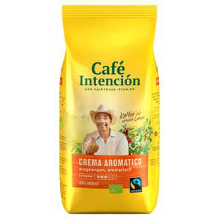 Cafè Intención Bio Ecológico Caffè Crema, ganze Bohne - 1 kg Beutel