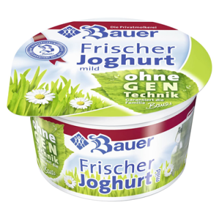 Bauer frischer Joghurt mild 3,9 % Fett 100 g Becher