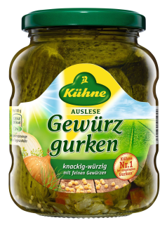 Kühne Gewürzgurken Auslese - 370 ml Tiegel