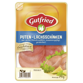Gutfried Putenlachsschinken geschnitten 75 g