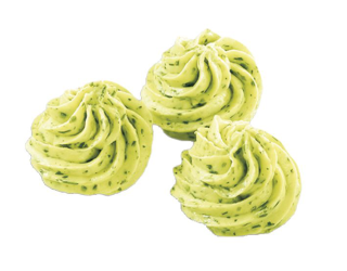 Meggle Kräuterbutter-Rosetten tiefgekühlt - 5 x 1 kg Beutel