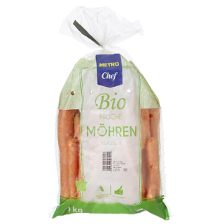 METRO Chef Bio Möhren Deutschland - 1 kg Beutel