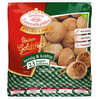 Coppenrath & Wiese Unsere Goldststücke kernig & kräftig Roggenbrötchen tiefgefroren - 20er Beutel