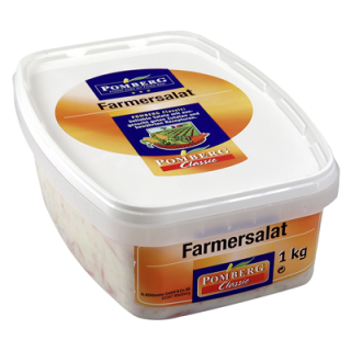 Pomberg Farmersalat Karotten (25 %), Weißkohl (18 %), Sellerie (7 %), Ananas, Rapsöl, Orangensaftkonzentrat 1 kg