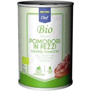 METRO Chef Bio Gehackte Tomaten - 425 ml Dose