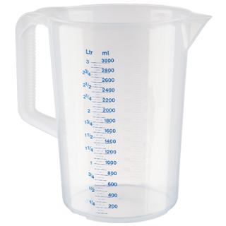 METRO PROFESSIONAL Messbecher, 3 l, Kunststoff