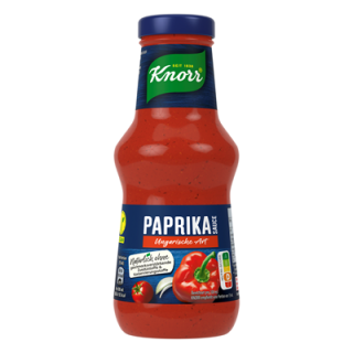 Knorr Schlemmersauce Paprika - 250 ml Flasche