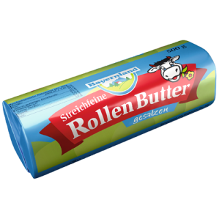 Bayernland Rollenbutter Gesalzen - 500 g Packung