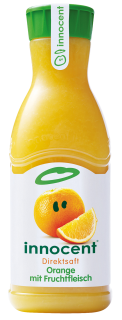 Innocent Direktsaft Orange mit Fruchtfleisch - 900 g Flasche