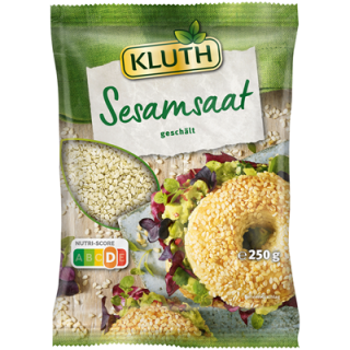 Kluth Sesamsaat geschält Nigeria - 250 g Beutel