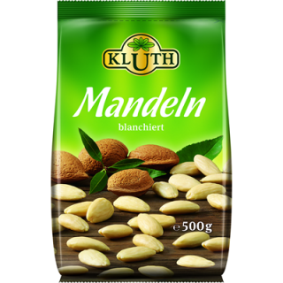 Kluth Mandeln blanchiert USA - 500 g Beutel