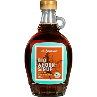 La Comtesse Bio Ahorn Sirup Kanada Grad A - 250 ml Flasche.