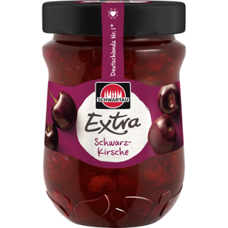 Schwartau Extra Schwarze Kirsche - 340 g Tiegel