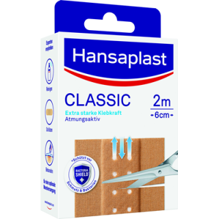 Hansaplast Classic Pflaster 2 m x 6 cm - Packung
