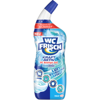WC Frisch Reiniger Gel Ozeanfrische - 750 ml Flasche