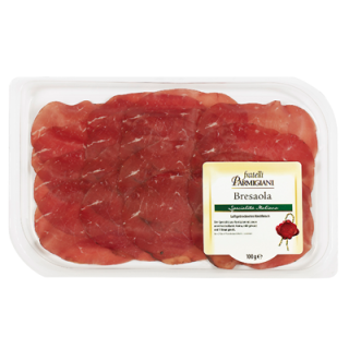 Fratelli Parmigiani Bresaola, luftgetrocknetes Rindfleisch gekühlt - 100 g