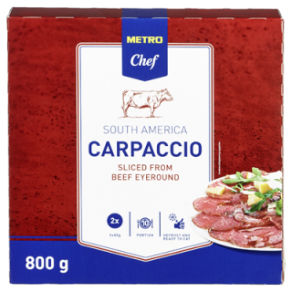 METRO Chef Rinder Carpaccio tiefgefroren 10 Stück...