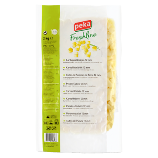 Peka Freshline Kartoffel Würfel vorgegart 12 x 12 mm - 2 kg Beutel