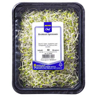 METRO Chef Brokkoli Sprossen, küchenfertig - 50 g...