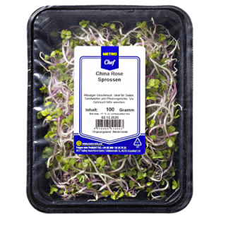 METRO Chef China Rose Sprossen, küchenfertig - 100 g...