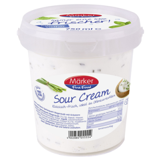 Märker Sour Cream 11,5 % Fett - 1 x 750 ml Eimer