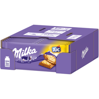 Milka Tafelschokolade Milka & Tuc - 87 g Stück