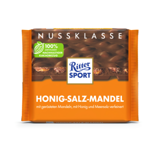 Ritter Sport Nuss Klasse Honig-Salz-Mandel - 100 g