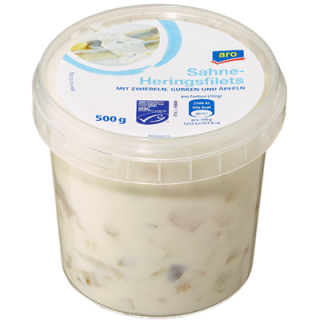Aro Sahneheringsfilets gekühlt - 500 g Becher