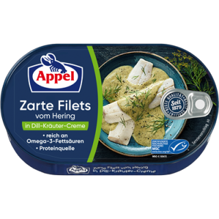 Appel Heringsfilets Dill-Kräuter - 200 g Dose