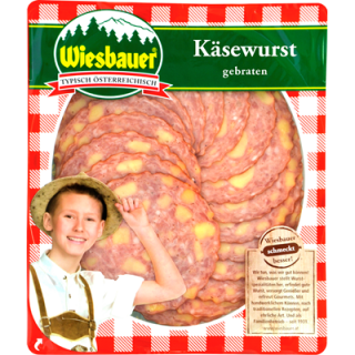 Wiesbauer Käsewurst gebraten gekühlt - 80 g Packung