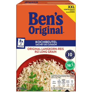 Bens Original Langkorn-Reis Kochbeutel - 1 kg Schachtel