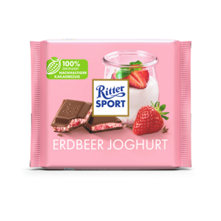 Ritter Sport Bunte Vielfalt Erdbeer Joghurt - 100 g...