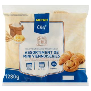 METRO Chef Mini Pastry Mix 48 Stück tiefgefroren -...