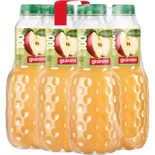 Granini Trinkgenuss Apfel trüb, PET Einweg - 6 x 1 l Flasche