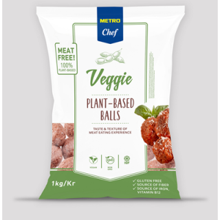 METRO Chef Vegane Plant-based Balls tiefgefroren - 1 kg...