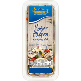 Friesenkrone Matjes Happen mit Apfel gekühlt - 300 g Schachtel