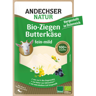 Andechser Natur Bio Ziegen-Butterkäse in Scheiben...