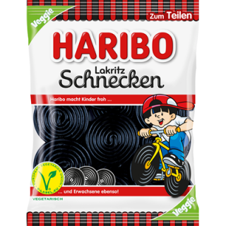 Haribo Lakritz Schnecken - 175 g Beutel