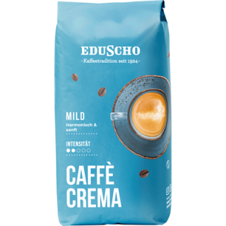 Eduscho Caffè Crema Mild ganze Bohnen - 1 kg Beutel