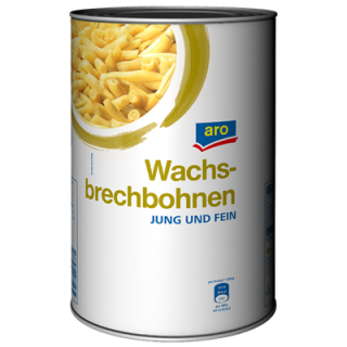 aro Wachsbrechbohnen - 4,25 l Dose