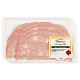 Fratelli Parmigiani Mortadella gekühlt - 120 g Packung