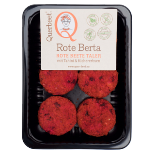 Querbeet Rote Berta Taler vegan gekühlt 6 Stück...
